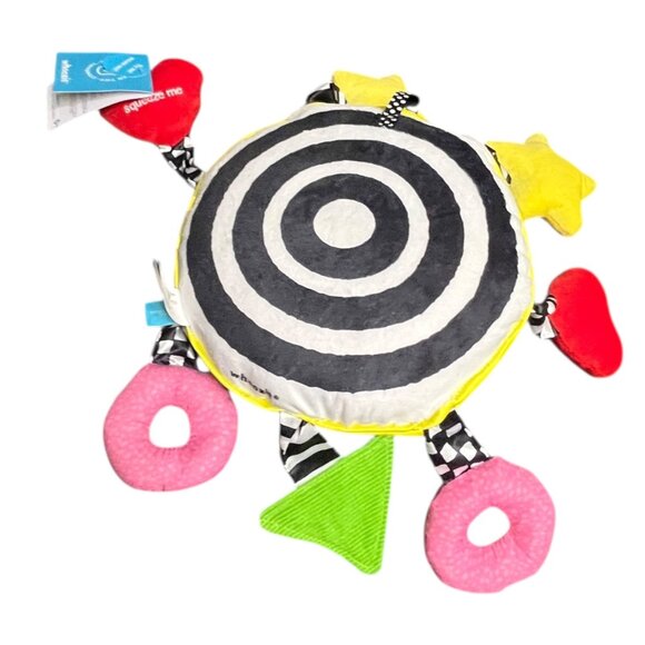 Manhattan Toy  Whoozit  Baby Crinkle Toy 7 Arms Blue Stroller Activity‎ Toy - Picture 8 of 11